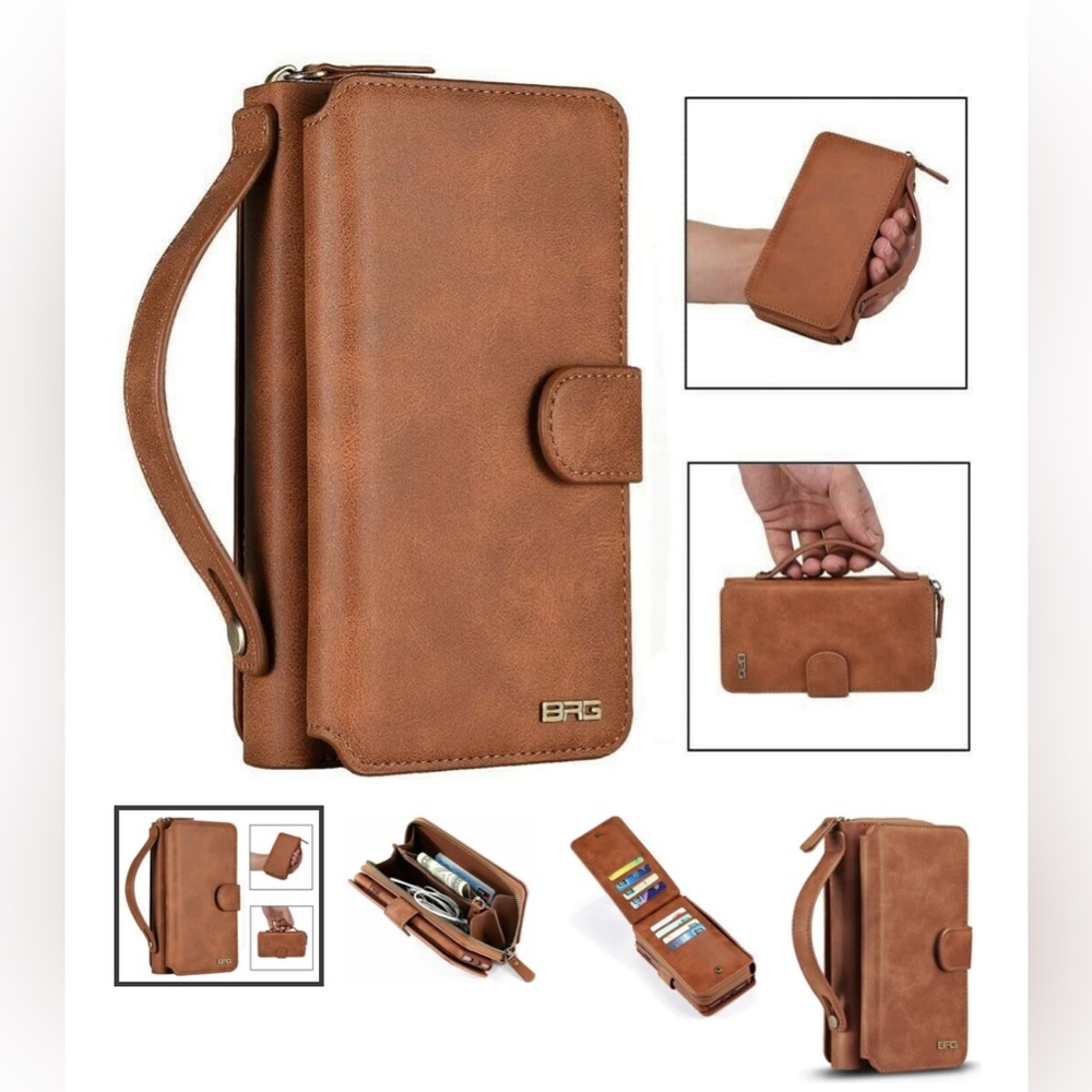 BRG | NWOT Brown PU Leather Wallet